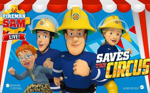 Poster for Fireman Sam Live! - Saves The Circus