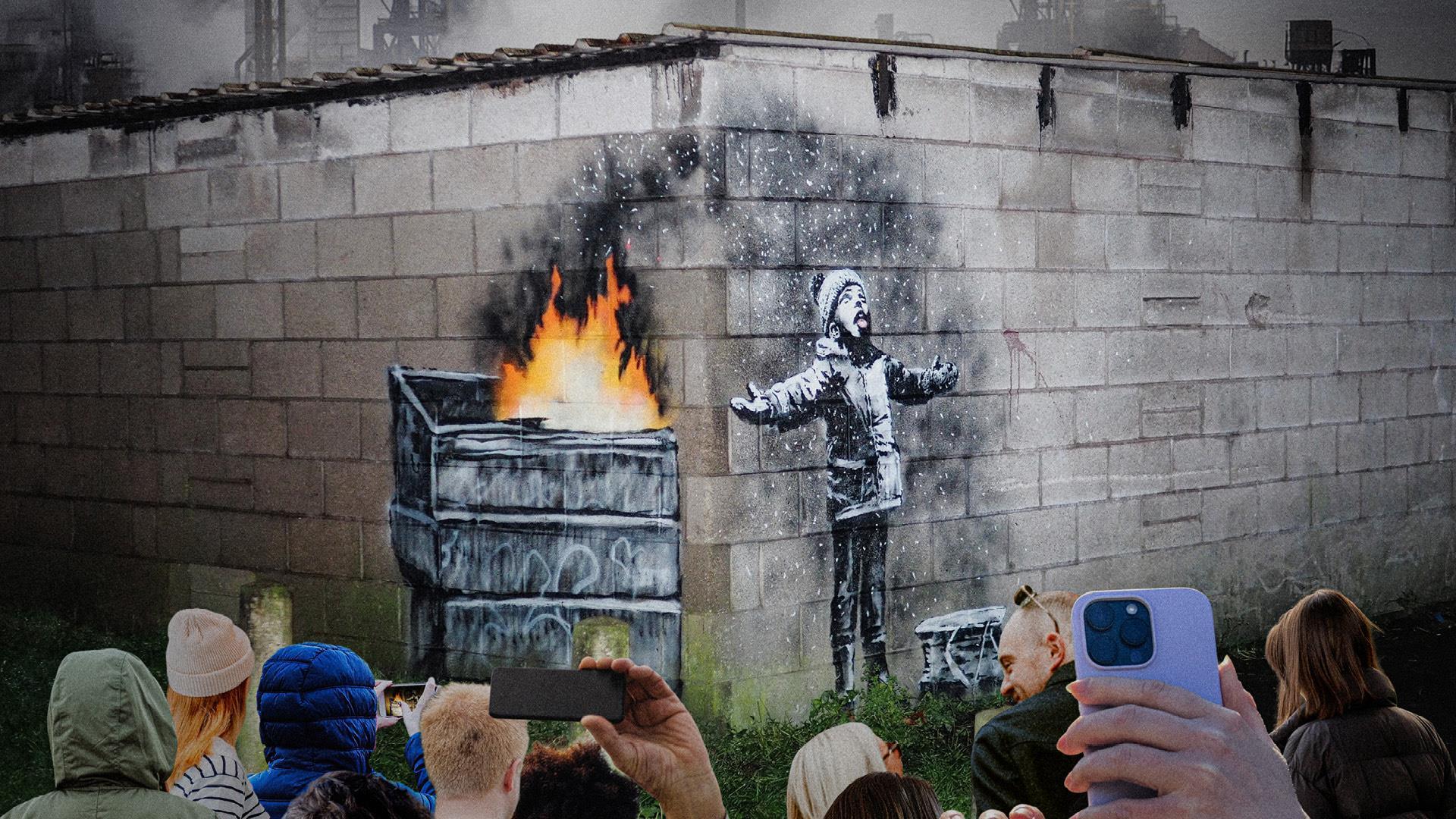 Port Talbot Gotta Banksy