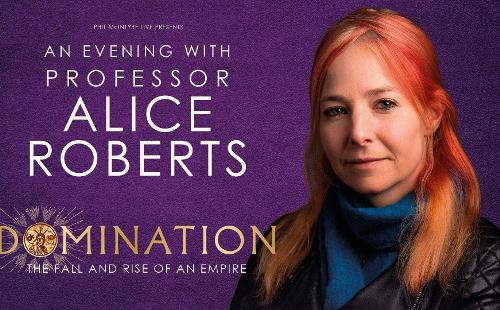 Poster for An Evening with Professor Alice Roberts