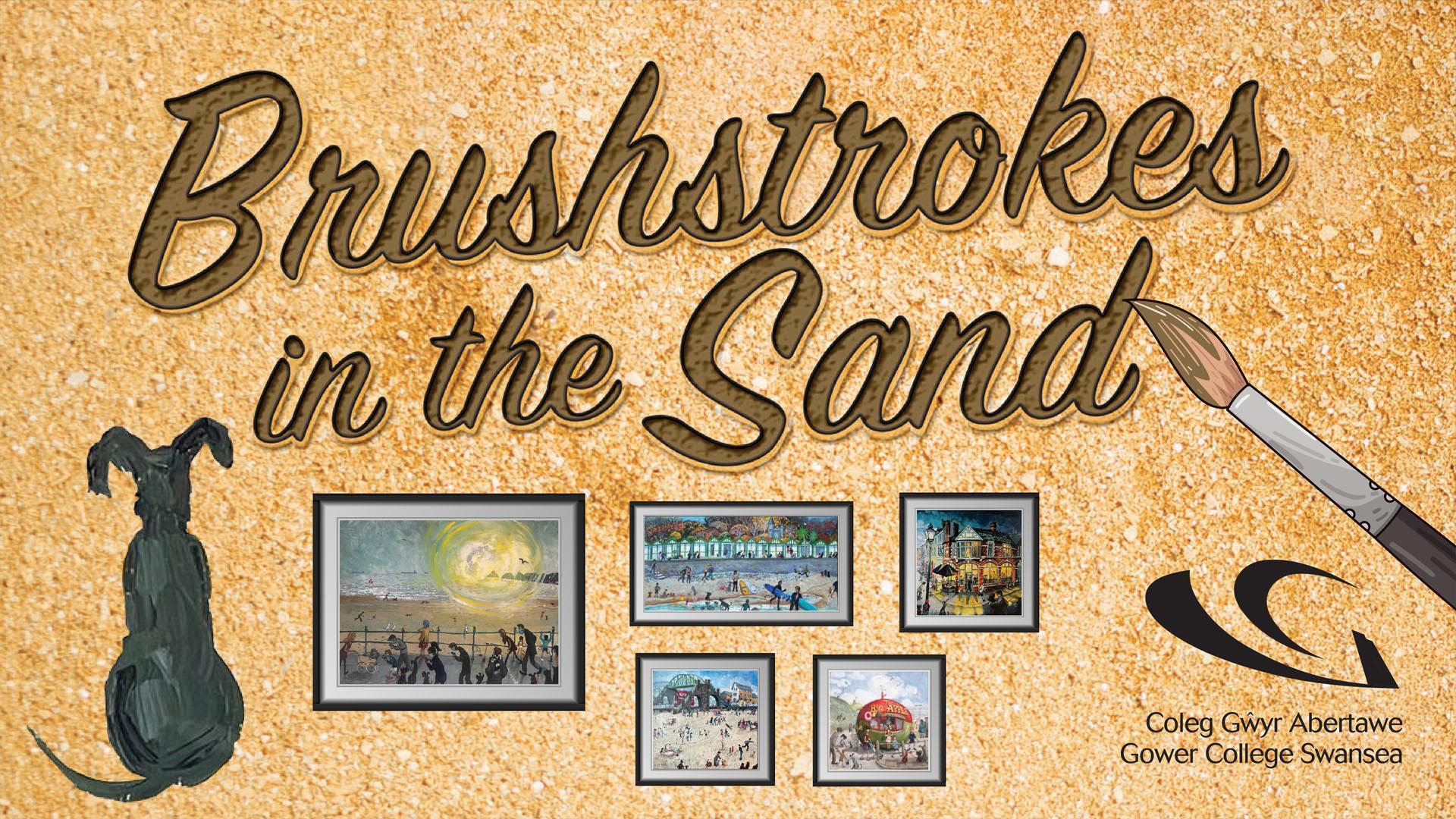 Gower College - Brushstrokes in the Sand