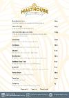 Restaurant menu