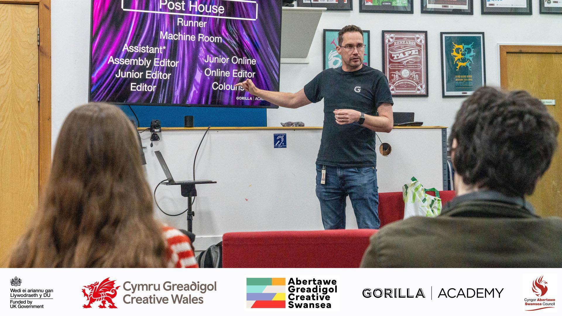 Creative Swansea and Gorilla Academy: How to be a runner!